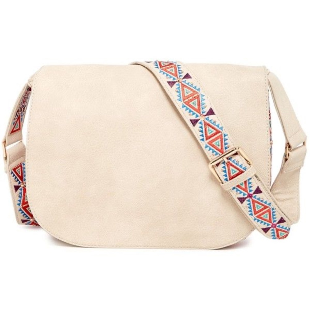 Steve Madden LIsette Messenger Bag Bone